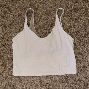 White Lululemon align tank